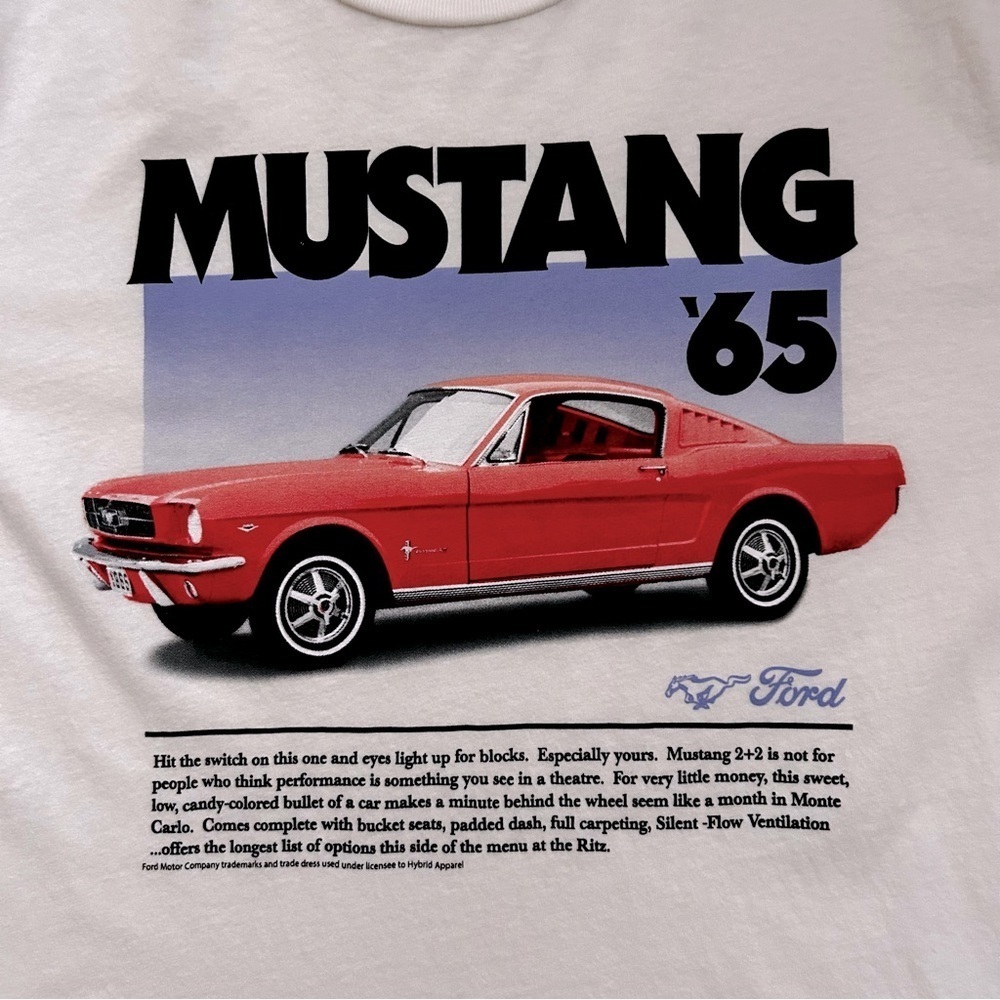 Old Navy Mustang '65 Crewneck Short Sleeve Tee - Picture 3 of 7